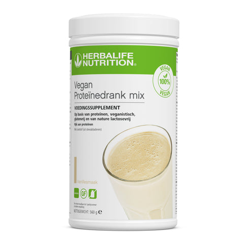 Vegan proteïnedrank mix - vanille smaak