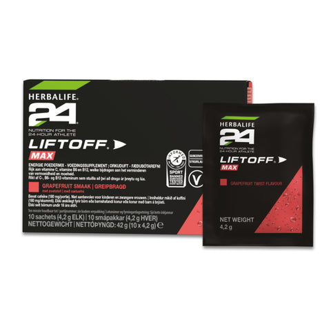 LiftOff Max - grapefruit smaak - 10 zakjes