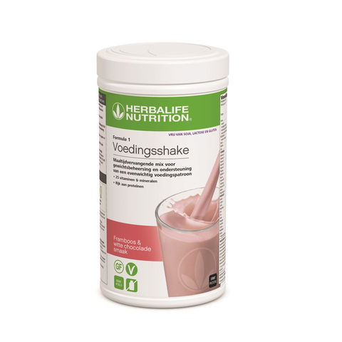 Formula 1 - Voedingsshake Witte Chocolade & Framboos (vrij van gluten, soja en lactose)